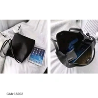 GAb-18202 Premium Handbag Black for Women & Girls 