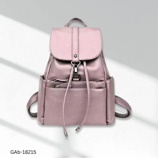 GAb-18115 Trendy Backpack Women & Girls Collage Bag