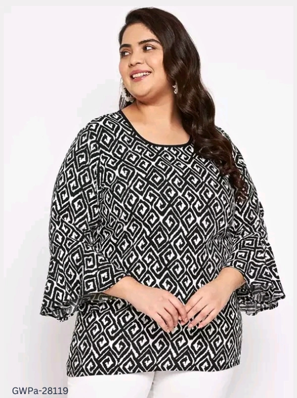 GWPa-28119 Rayon Top - 3XL