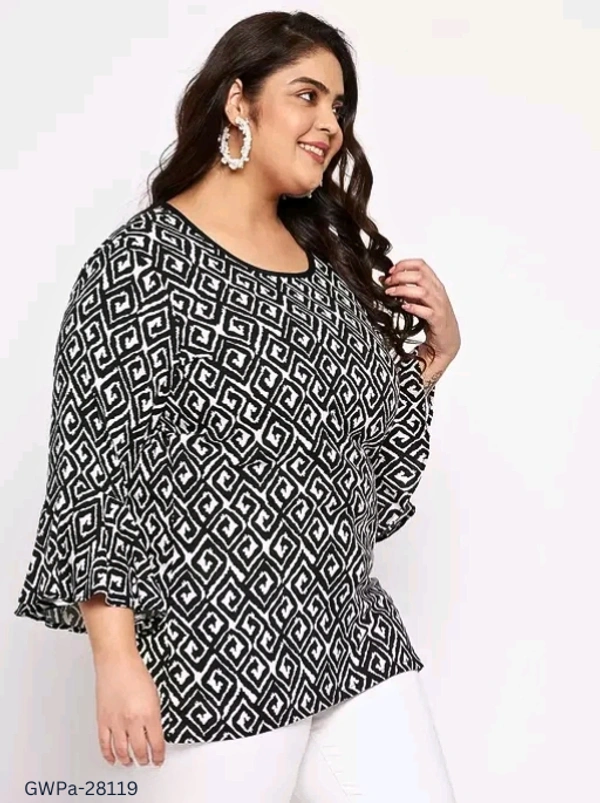 GWPa-28119 Rayon Top - 3XL