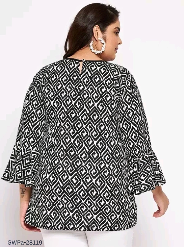 GWPa-28119 Rayon Top - 5XL