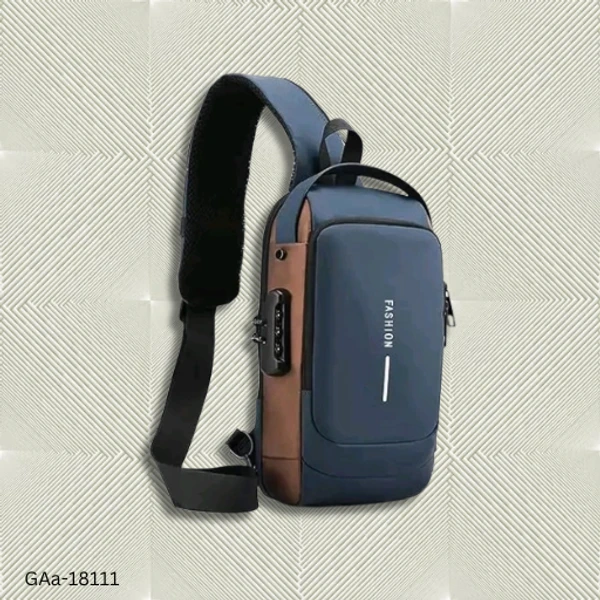 GAa-18111 Chest Bag with USB Coded Lock - Free Size