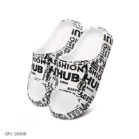 GFc-16306 Comfortable New Trandy Boys Slides - 7-8 Years