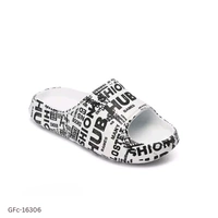 GFc-16306 Comfortable New Trandy Boys Slides - 7-8 Years