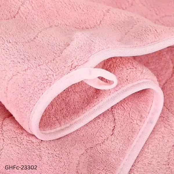 GHFc-23302 Coral Fleece Bath Towel For Men  - Free Size