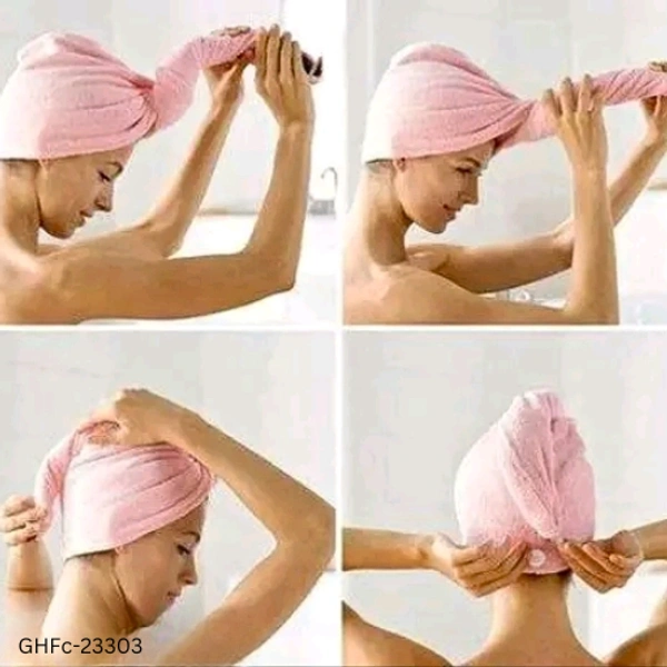 GHFc-23303 Women New Fast Hair Drying Towel - Free Size