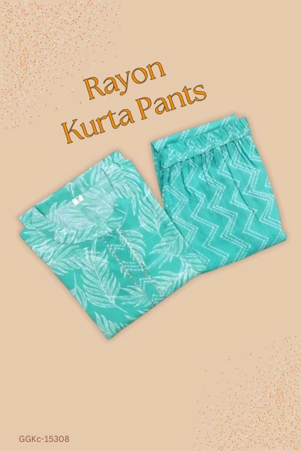 GGKc-15308 Kurta With Pants  - 2XL