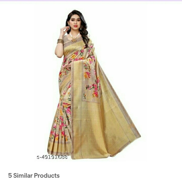 Gujarati Sunsational Sarees - Orange and lite green extra, free size 