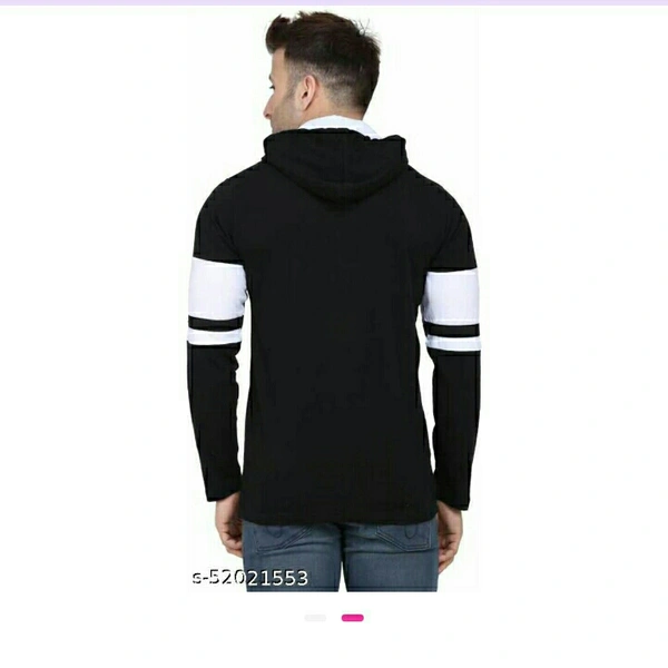 Comfy Designer Men Sweetshirt - black and white, M L XL 