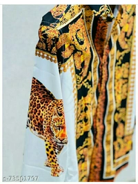 Trendy Allu Arjun Shirt - white and yellow , S M L XL 