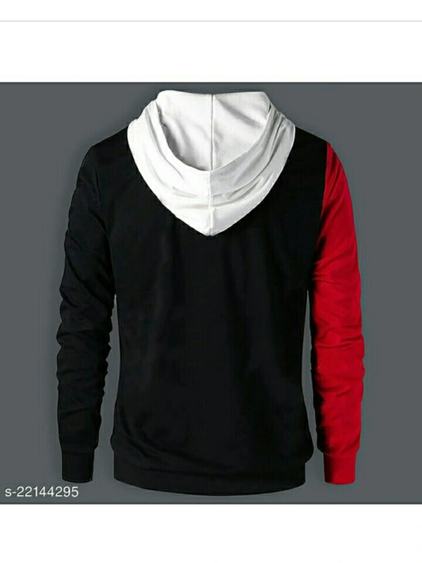 Men's Fashionable Cotton T-shirt - white red and black , S M L XL XXL