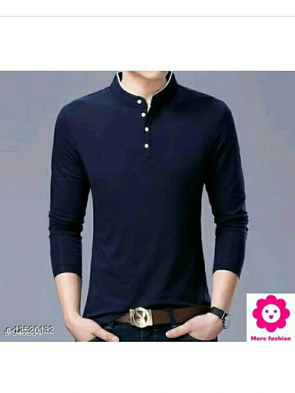 New Stylish Men's Cotton T-shirt - blue,red,black and white , S M L XL 