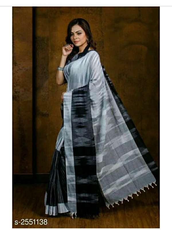 Alluring Khadi Cotton Sarees - different colour available , free size 