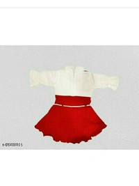 Princess Classic Girls Dress - red and white , 0-3 mouth,3-6 mouth,6-9 mouth,9-12 mouth,12-15 mouth,15-18 mouth,18-21 mouth,21-24 mouth up to2yea