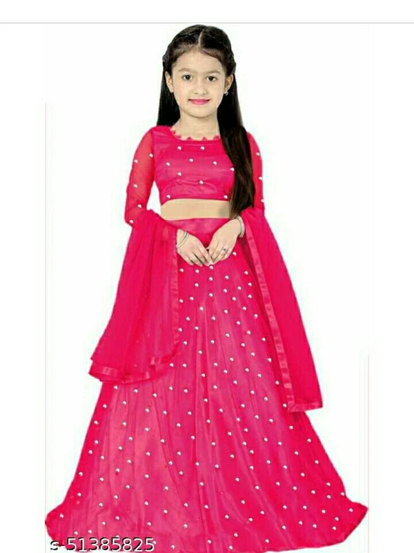Flawsome Trendy Kids Girls Lehanga Cholis - pink colour , 8years to 14years all size available , new