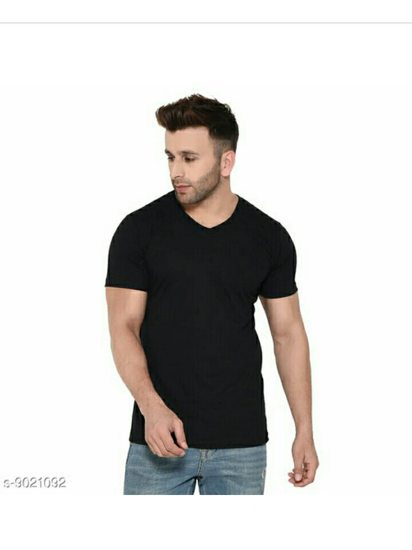PHRILL MEN'S Neck Half Sleeve Cotton  T-shirt  - black and different colour available , S M L XL , new