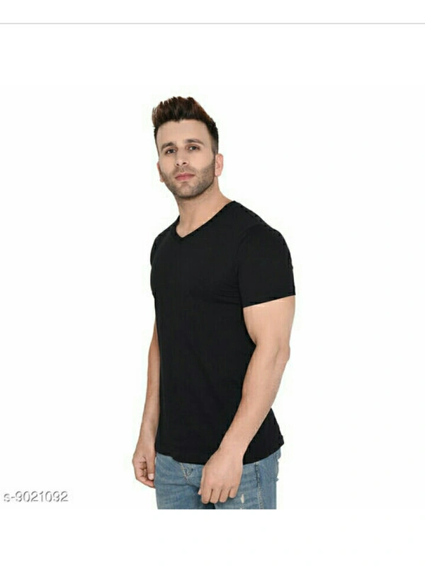 PHRILL MEN'S Neck Half Sleeve Cotton  T-shirt  - black and different colour available , S M L XL , new