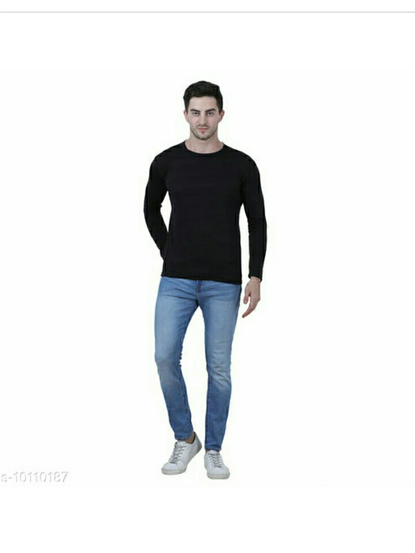 Fashionable Black Cotton Mens T Shirt - black and different colour available , S M L XL XLL , new