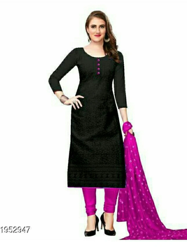 Women's Cotton Kurta Set With Dupatta - 4 colour, New, S M L XL XLL