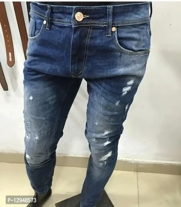 Stylish Grey Denim Mid-Rise Jeans For Men - Gray, 28 30 32 34 36 38 40 42, New Tranding