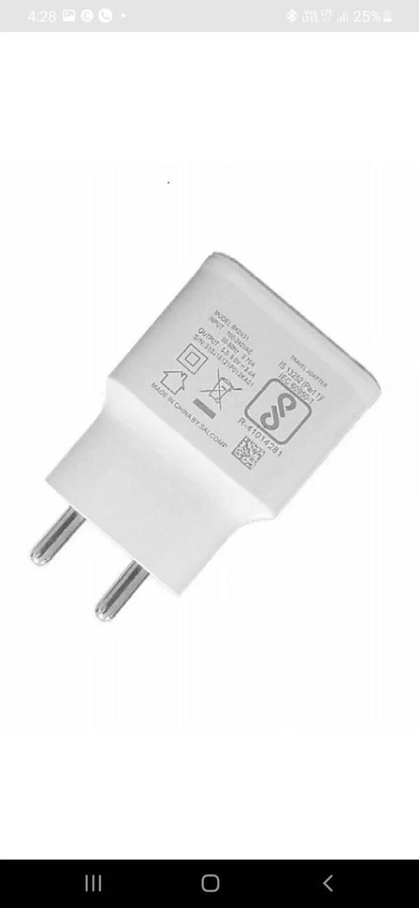 Fast Mobile Charger for Oppo Realme C1 Mobile Charger | Power Adapter | Wall Charger | Fast Charger Hi Speed Travel Charger with 1m Micro USB Cable (2.4 Amp  - white, Normal