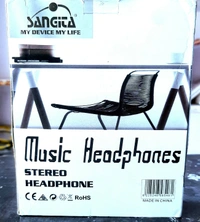 Sangeeta Wire Headphone High Bass - White