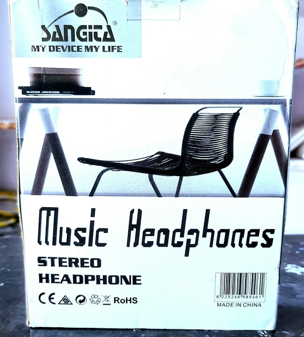 Sangeeta Wire Headphone High Bass - White