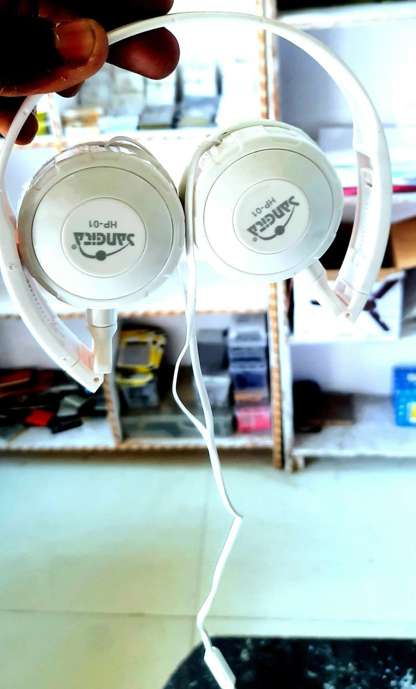 Sangeeta Wire Headphone High Bass - White