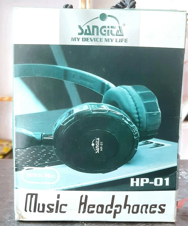Sangeeta Wire Headphone High Bass - White