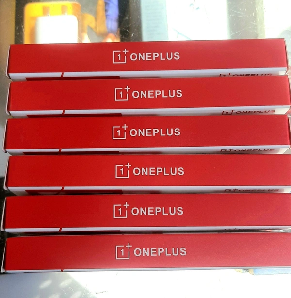 One Plus Wire Earphone Best Quality Headphone - Red