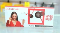 One Plus Wire Earphone Best Quality Headphone - Red