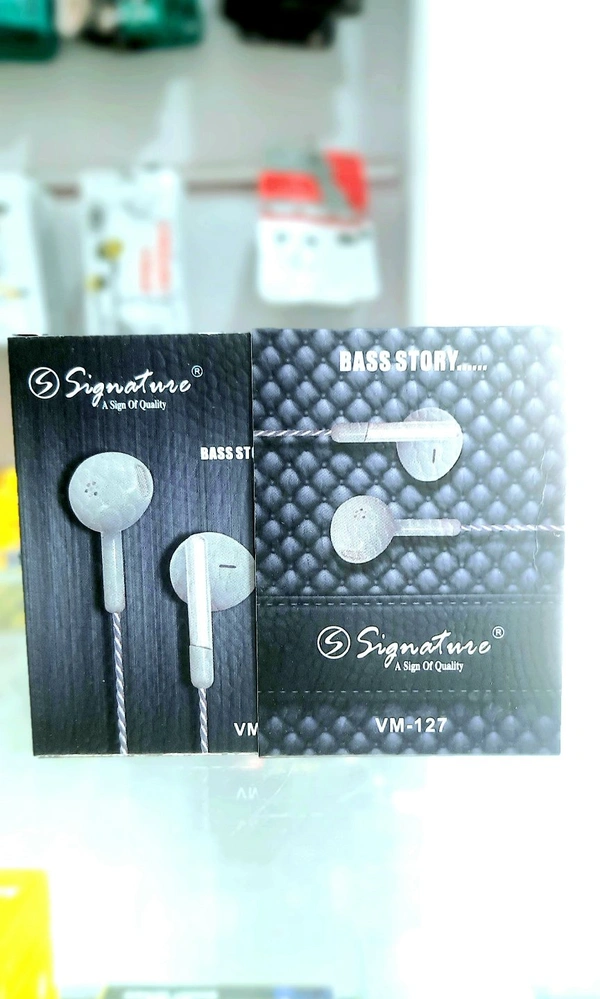 Signature Wire Earphone - Black