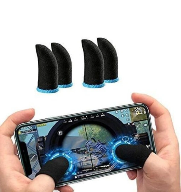 Pubg Anti Slip Thumbs Sleeve Trigger - Black