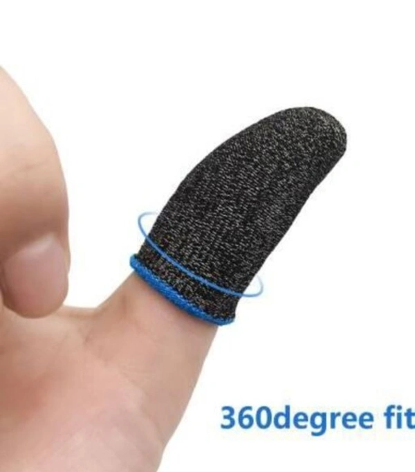 Pubg Anti Slip Thumbs Sleeve Trigger - Black