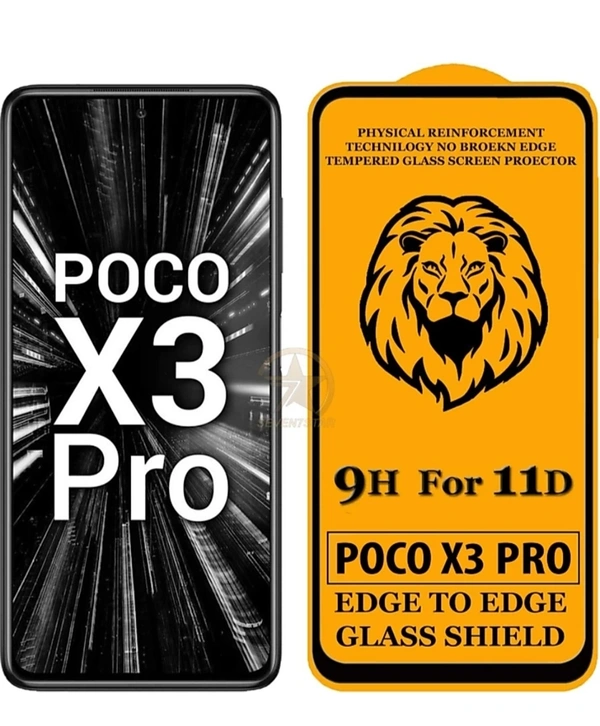 TAJ Poco X3 Pro Edge To Edge Glass Shield - Glass