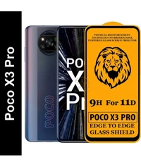 TAJ Poco X3 Pro Edge To Edge Glass Shield - Glass