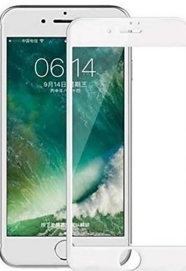 Taj TAJ Edge To Edge Tempered Glass Apple iPhone  - white black