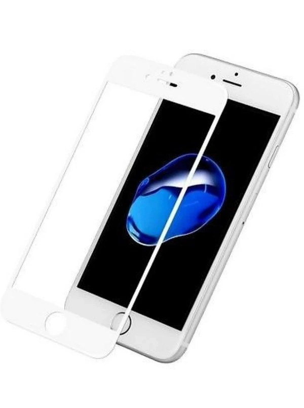Taj TAJ Edge To Edge Tempered Glass Apple iPhone  - white black