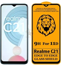 TAJ Real Me C21 Edge To Edge Glass Shield - Glass