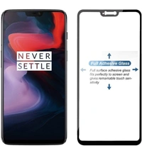 TAJ Tempered Glass Screen Protector Compatible for OnePlus 6 with Edge to Edge Coverage and Easy Installation kit, Pack of 1
