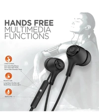 Black Wire Earphone - black, normal