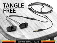 Black Wire Earphone - black, normal