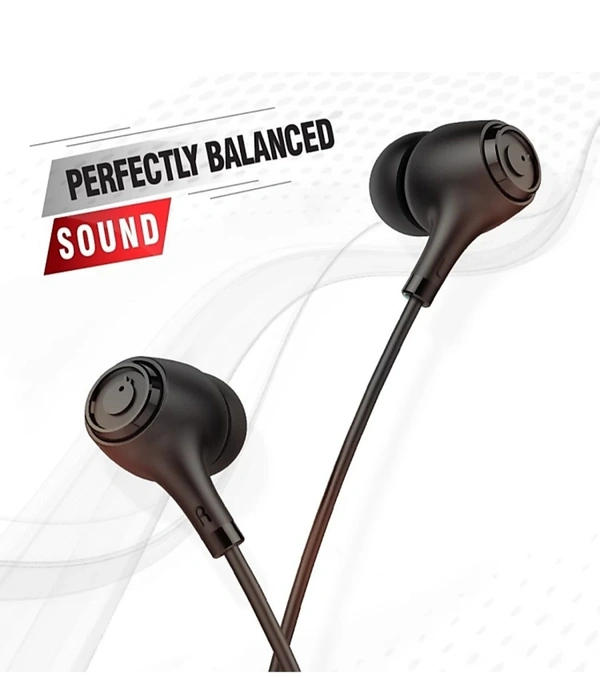 Black Wire Earphone - black, normal