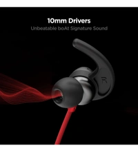BoAt boAt Rockerz 330 Wireless Neckband with ASAP Charge, Up to 30H Playback, Enhanced Bass, Metal Control Board, IPX5, Type C Port, Bluetooth v5.0, Voice Assistant (Raging Red) - Red and Black