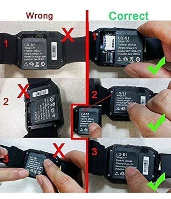 Smart Watch Battery - Black