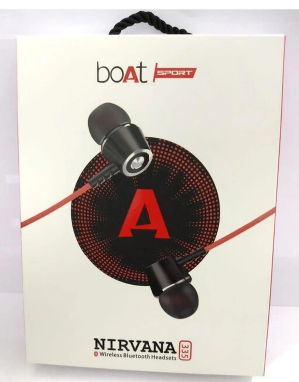 BoAt Stay Active Bluetooth Headset - Black And Red