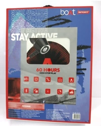 BoAt Stay Active Bluetooth Headset - Black And Red