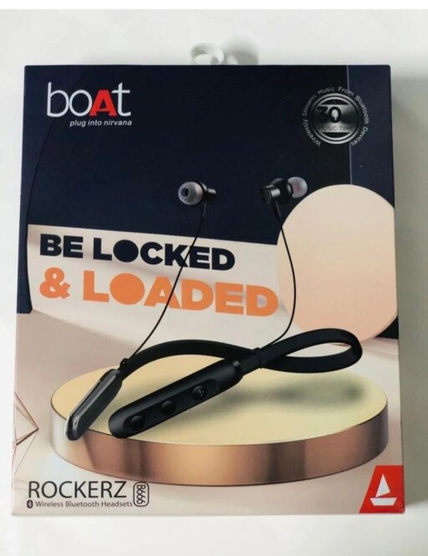 BoAt Wireless Headset Feel Music - Black