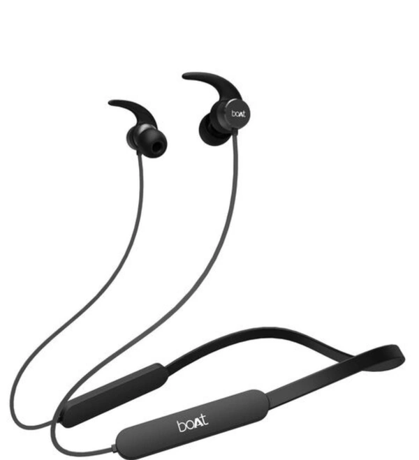 BoAt Boat Black Bluetooth Neckband  - Black