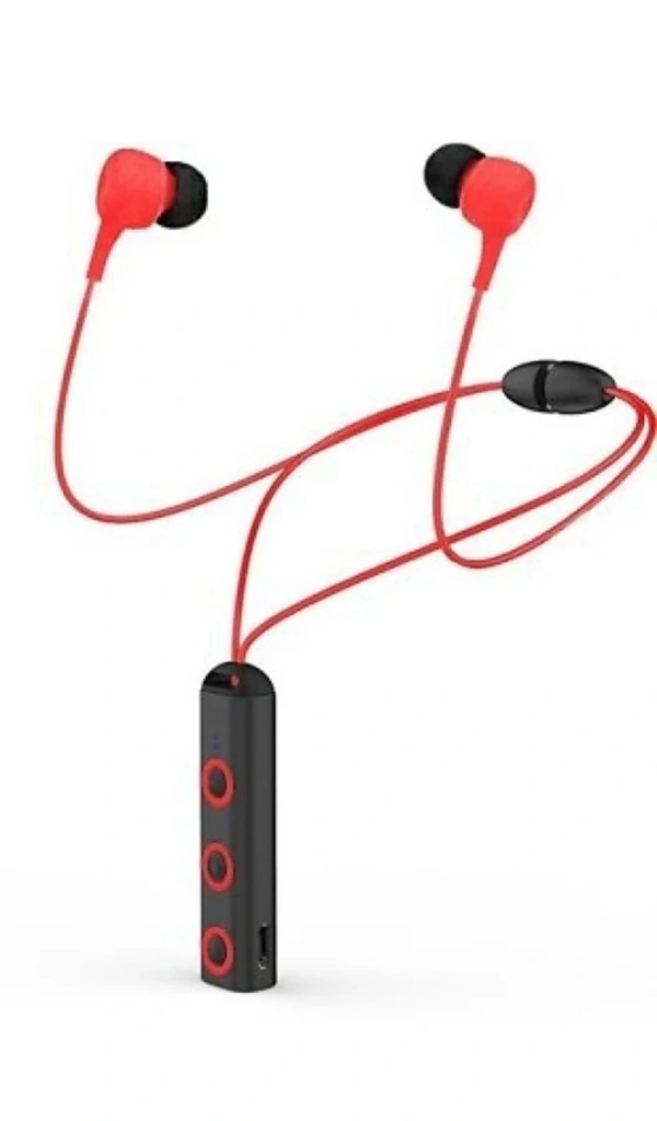 Vali Red Wireless  Headset  - Red Black